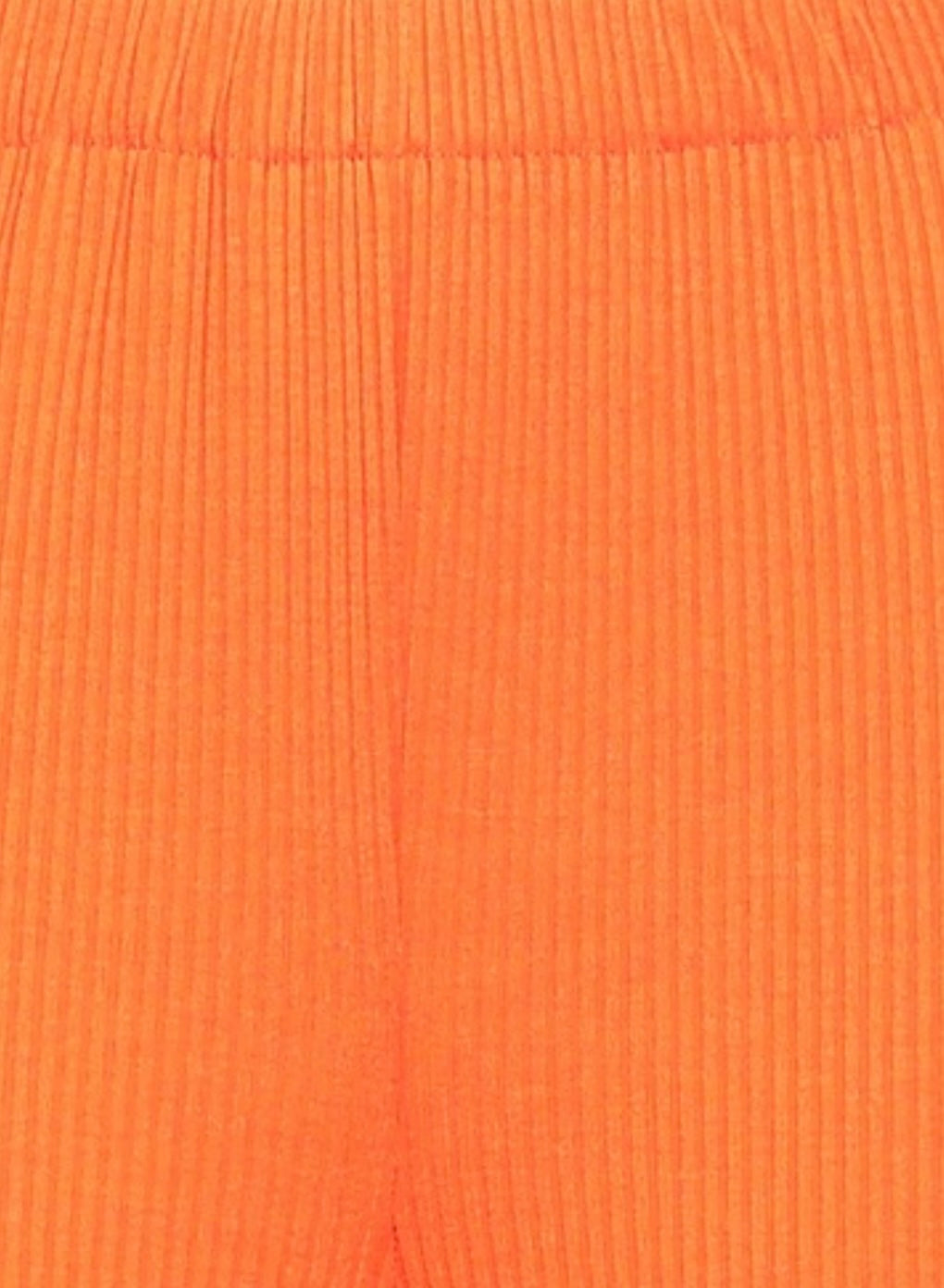 Orange Knit Leggings