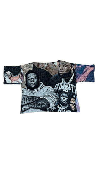 1OF1 Rod Wave Waist Cropped Oversize Shirt