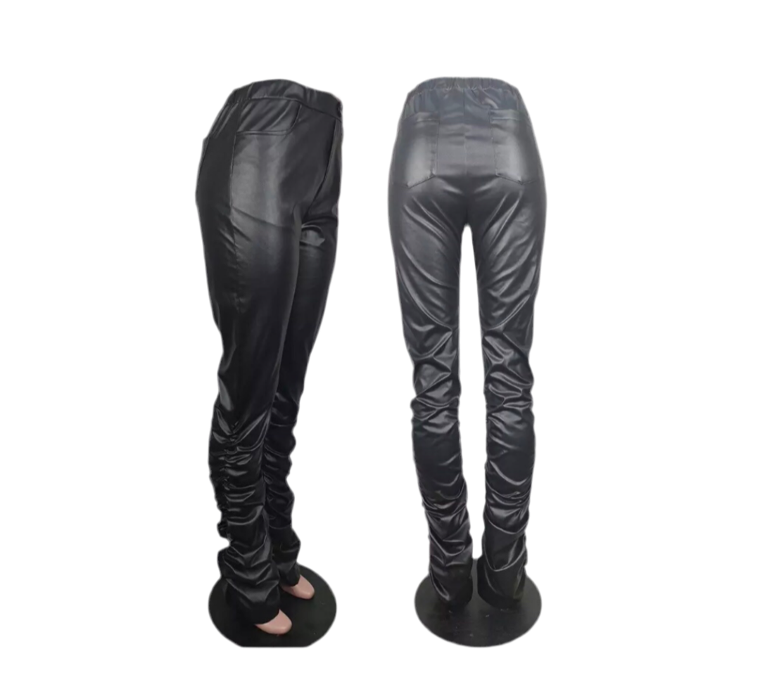 Black Leather Pants