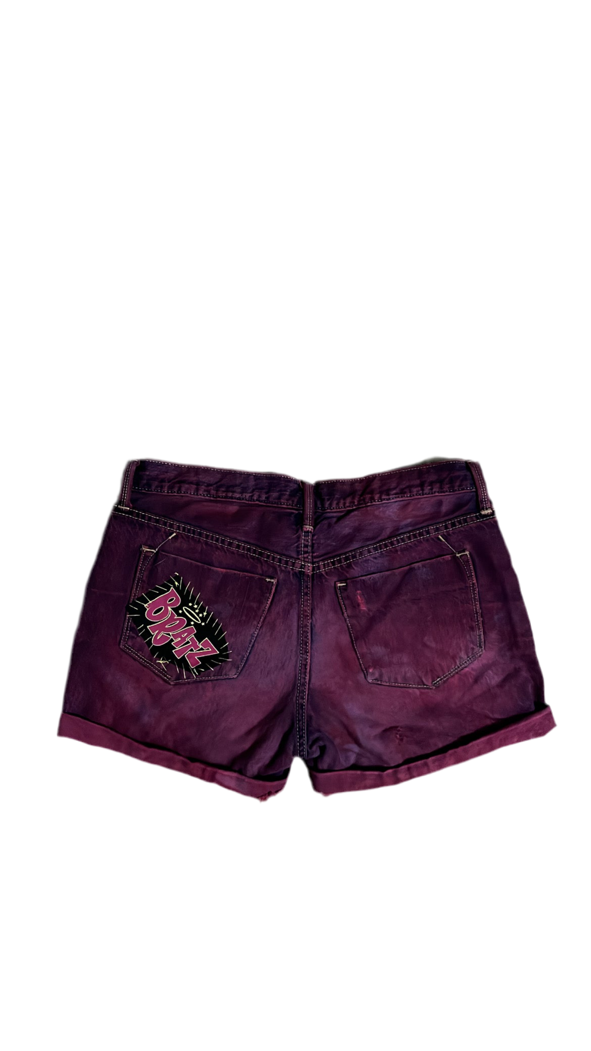 1OF1 BRATZ PATCHWORK SHORTS (SZ 2)