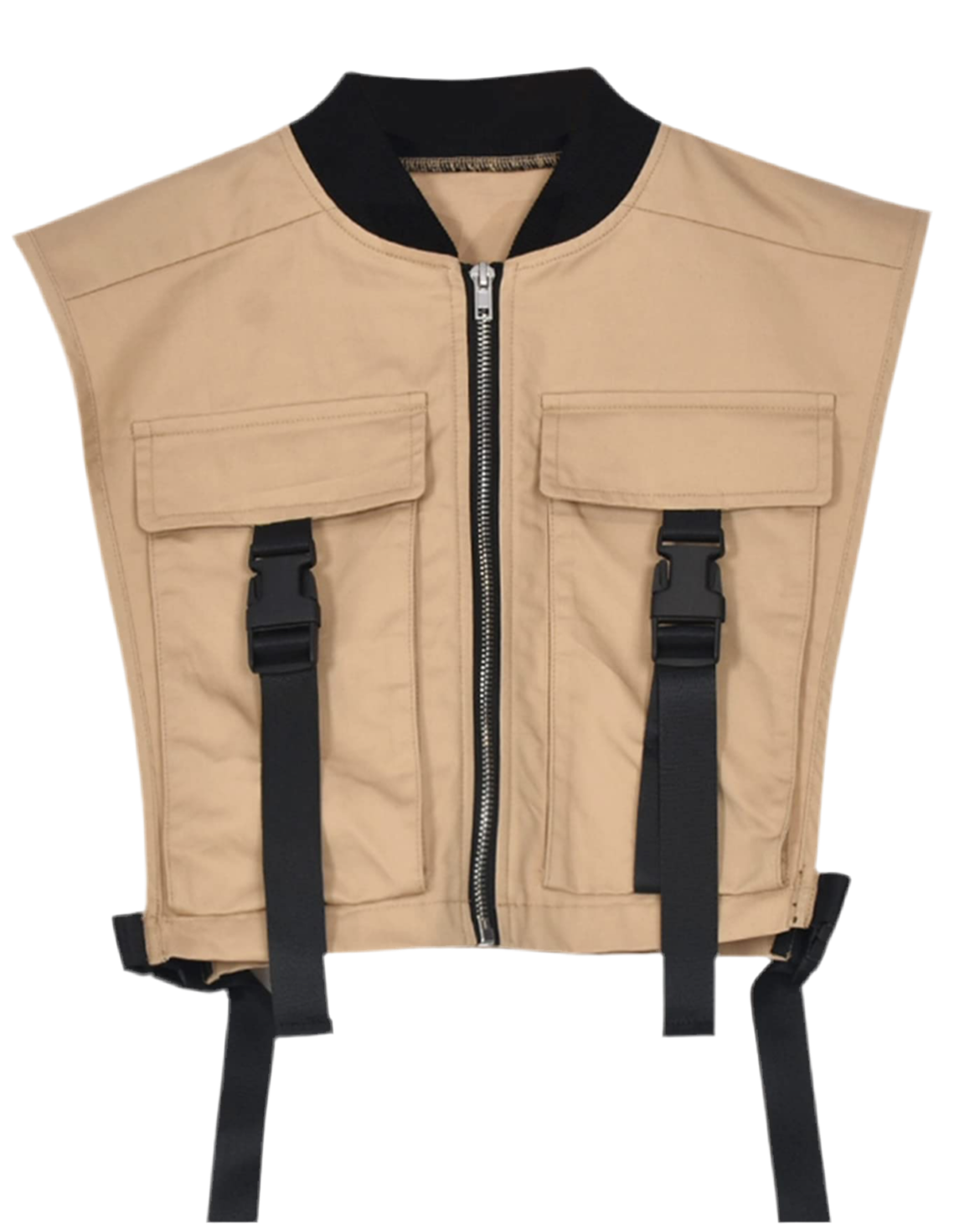 Cropped Tan Vest