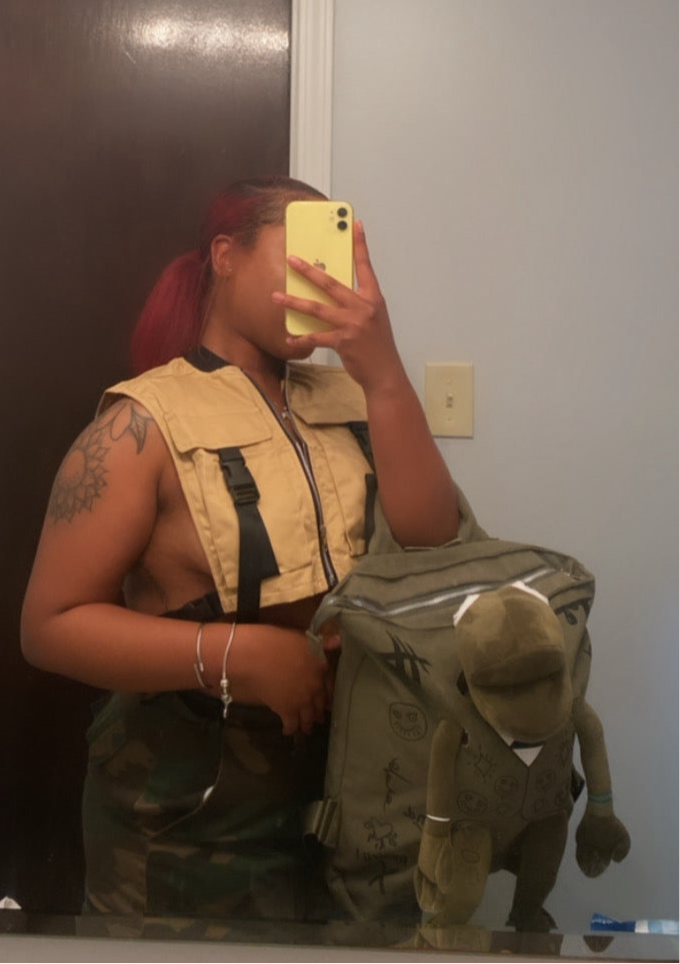 Cropped Tan Vest