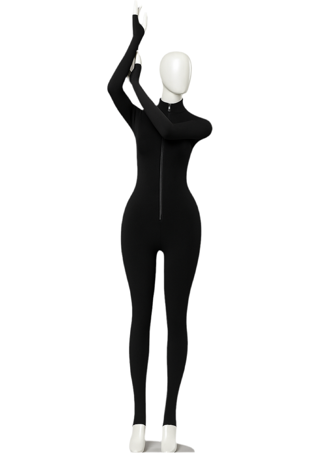 Black Long Sleeve Jumpsuit