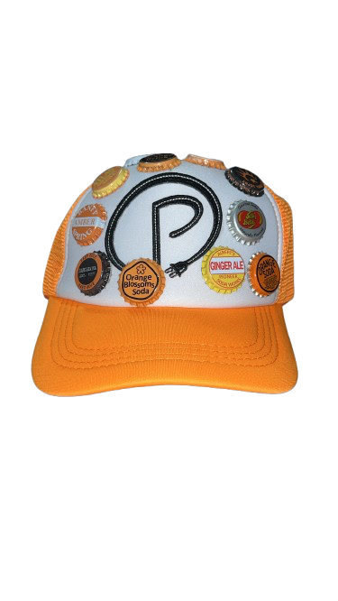 P DA PLUG Bottle Cap Trucker Hats