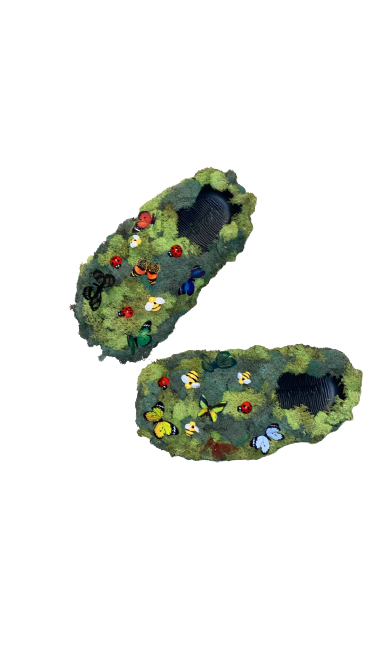 “GROUNDED” moss slides