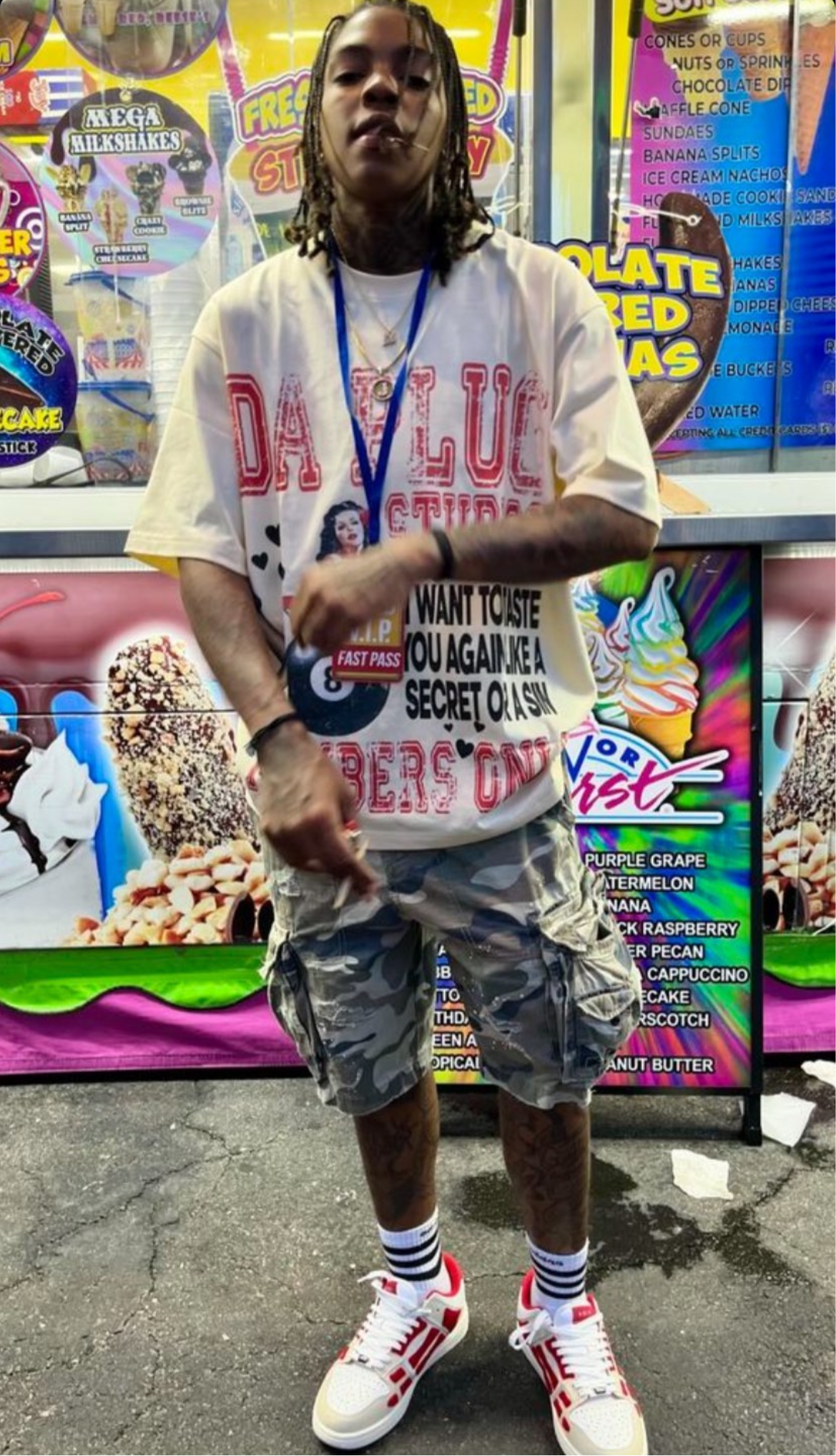 Off White “8 Ball” Graphic Tee