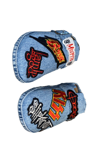 Jean Patchwork Flat Clogs