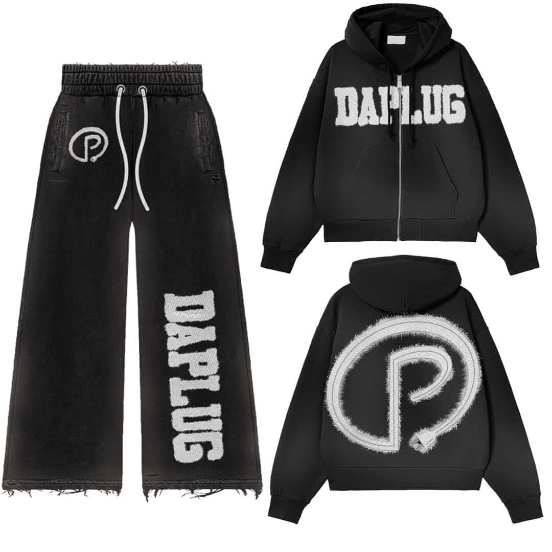 BLACK/WHITE P DA PLUG SET