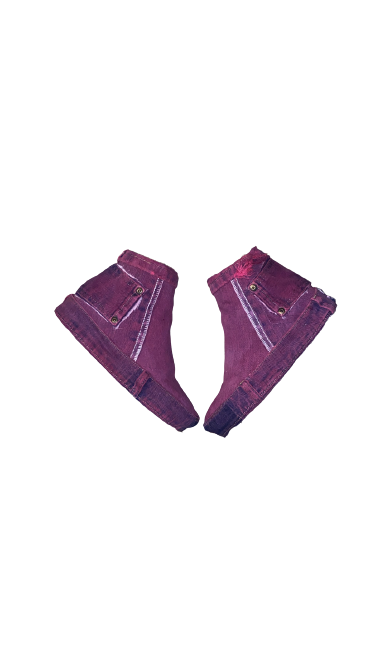 Purple Jean Custom Boots