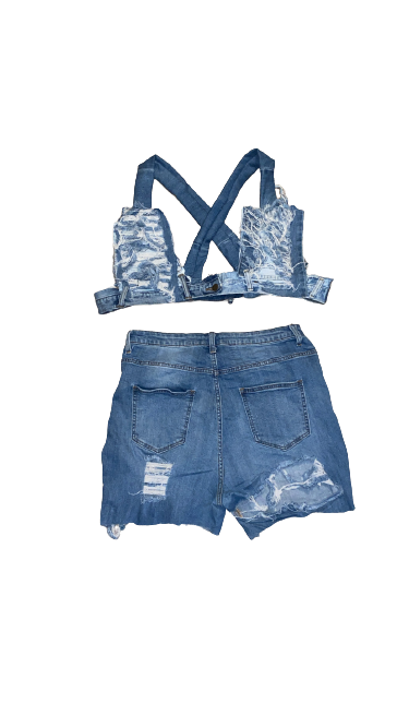 Distressed Two Piece Custom Remix Set