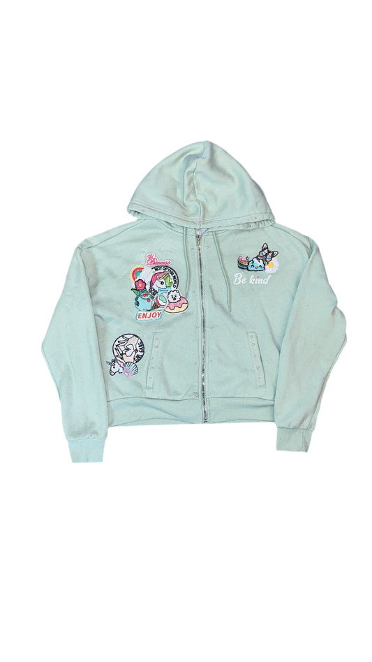1OF1 GIRL’s PATCHWORK ZIP [12/14]