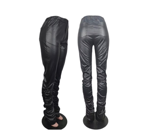 Black Leather Pants
