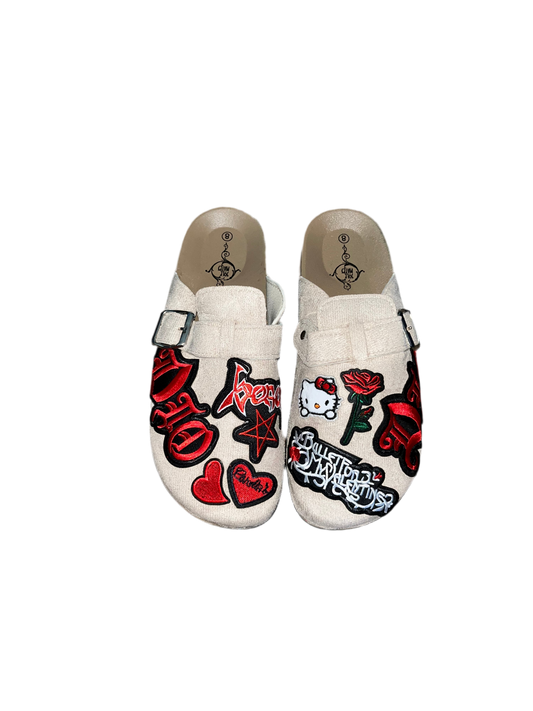 1OF1 Patchwork Clogs