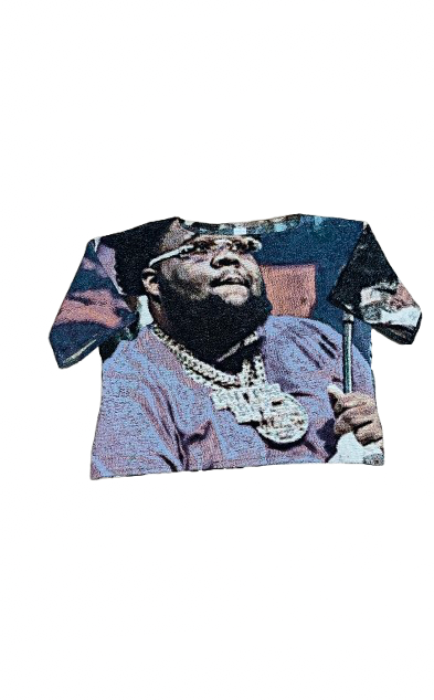 1OF1 Rod Wave Waist Cropped Oversize Shirt