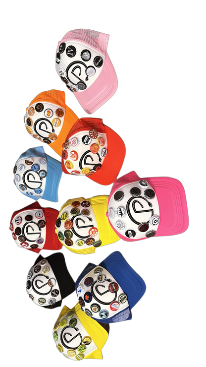 P DA PLUG Bottle Cap Trucker Hats