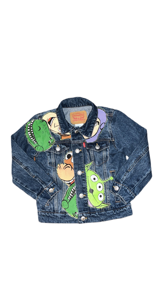 1OF1 Toy Story X Levis Patchwork Jean Jacket (Size 6)