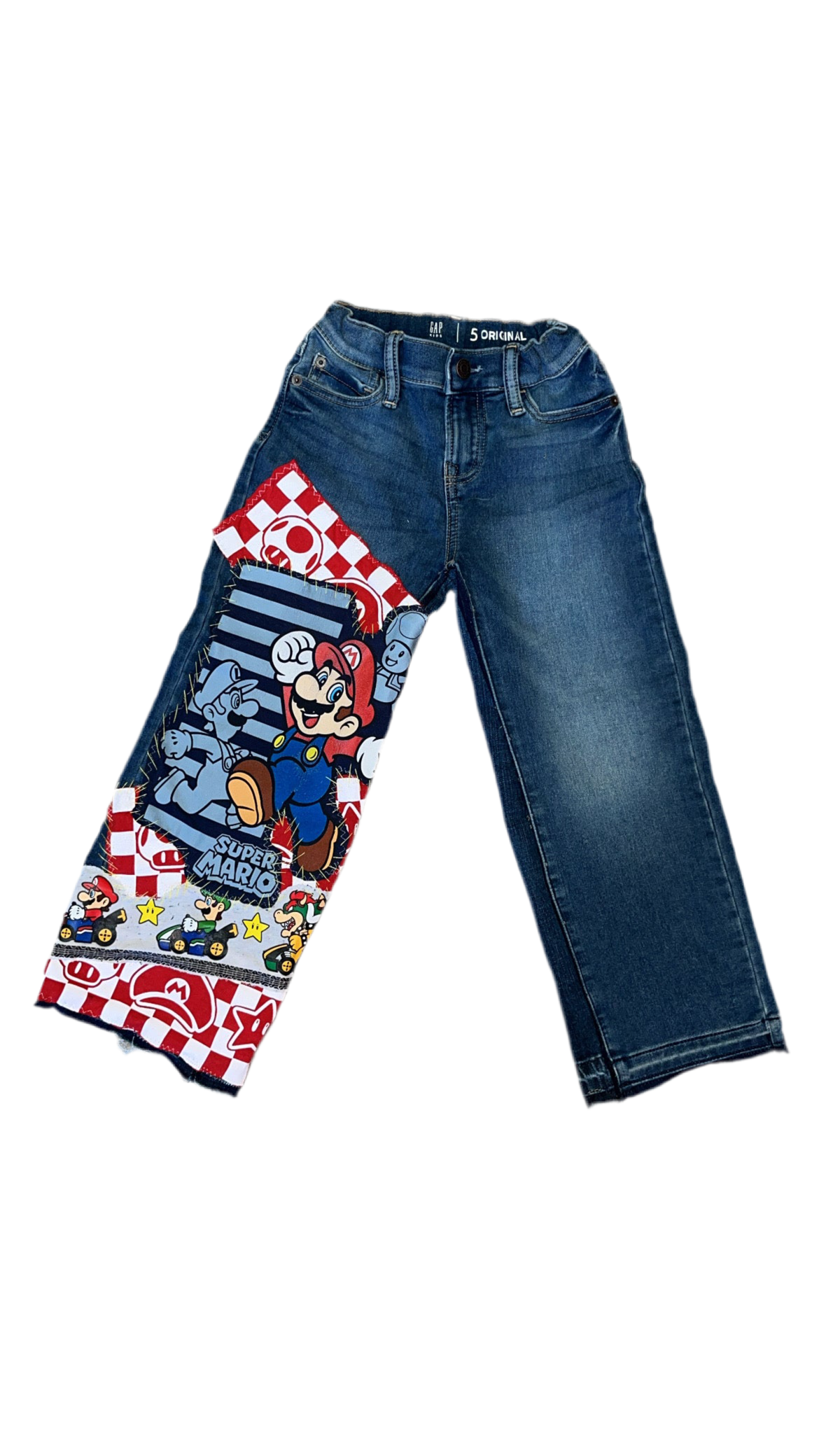 1OF1 Mario Patchwork Baggy Jeans [SZ: 5]