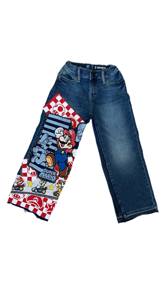 1OF1 Mario Patchwork Baggy Jeans [SZ: 5]