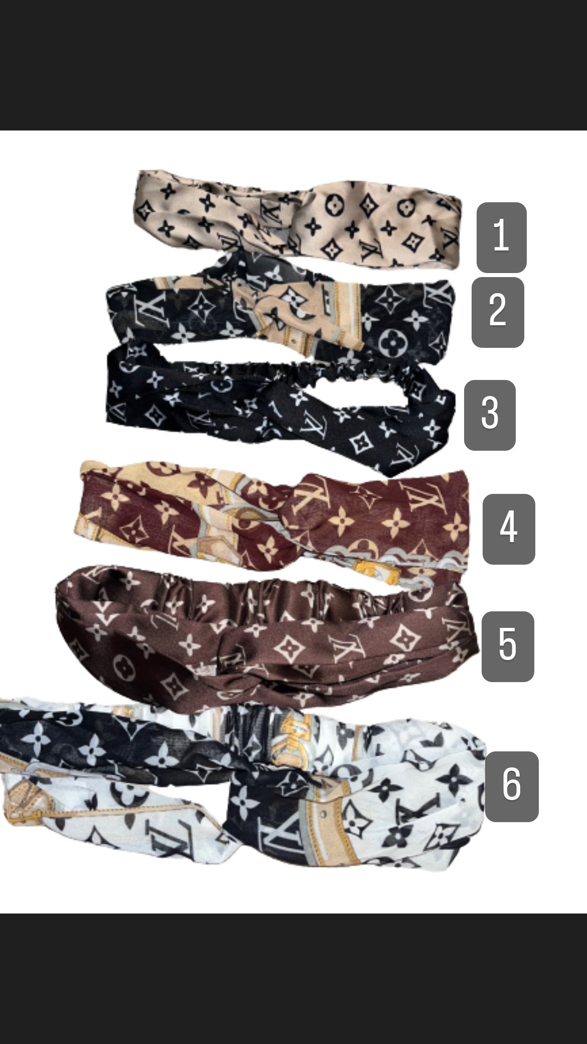 Printed LV Headband$