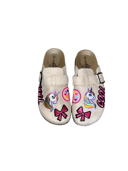 1OF1 Girl’s Patchwork Clogs