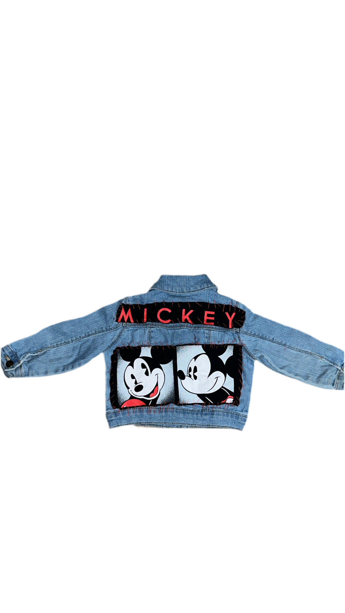 1OF1 Mickey Mouse Patchwork Denim Jacket [18MO]