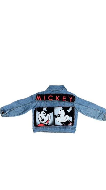 1OF1 Mickey Mouse Patchwork Denim Jacket [18MO]