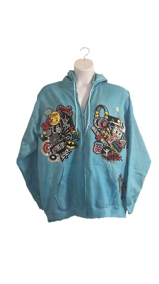 1OF1 PATCHWORK ZIPUP [XL]