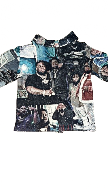 1OF1 Rod Wave Zipup + Rhinestones