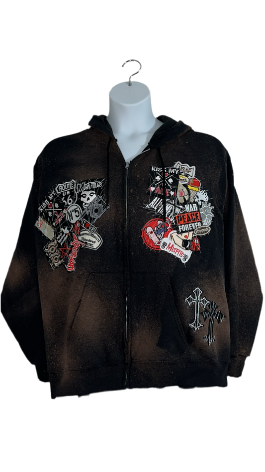 1OF1 PATCHWORK ZIP [SZ:L]