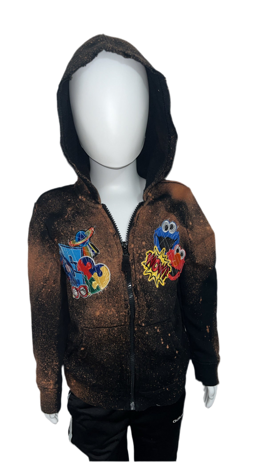 1OF1 BOYs Patchwork Zipup [SZ: 5T]
