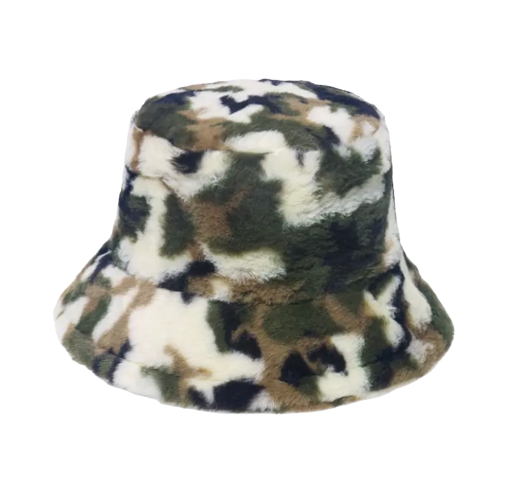 Camo Print Bucket Hat