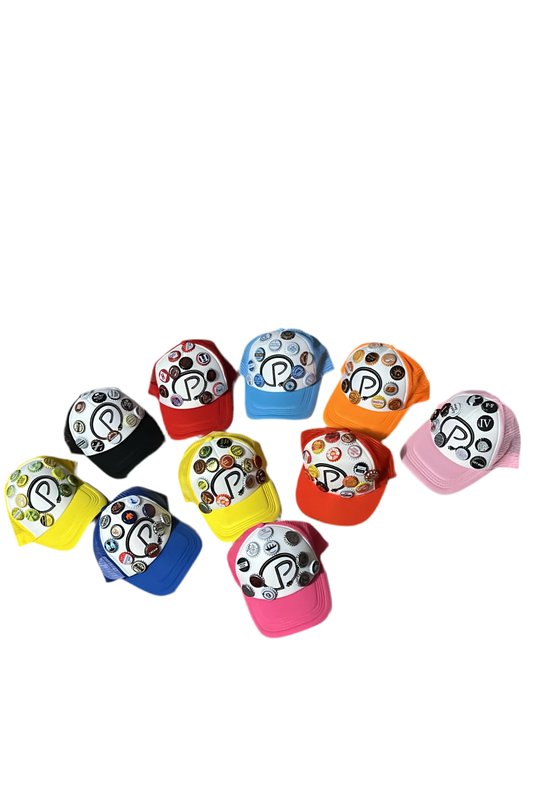 P DA PLUG Bottle Cap Trucker Hats