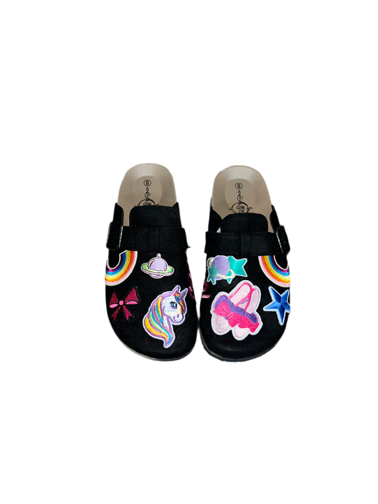 1OF1 Girl’s Patchwork Clogs