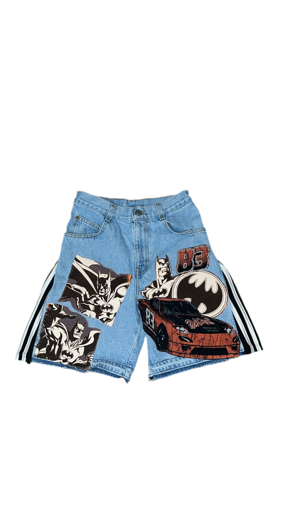 1OF1 BOYs Batman Patchwork Jorts (SZ 10)