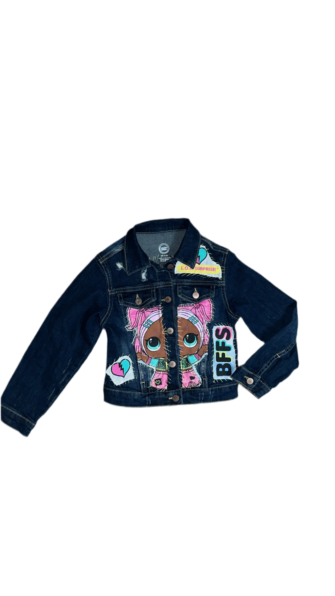 1OF1 LOL DOLLS PATCHWORK JACKET [SZ: 4/5]
