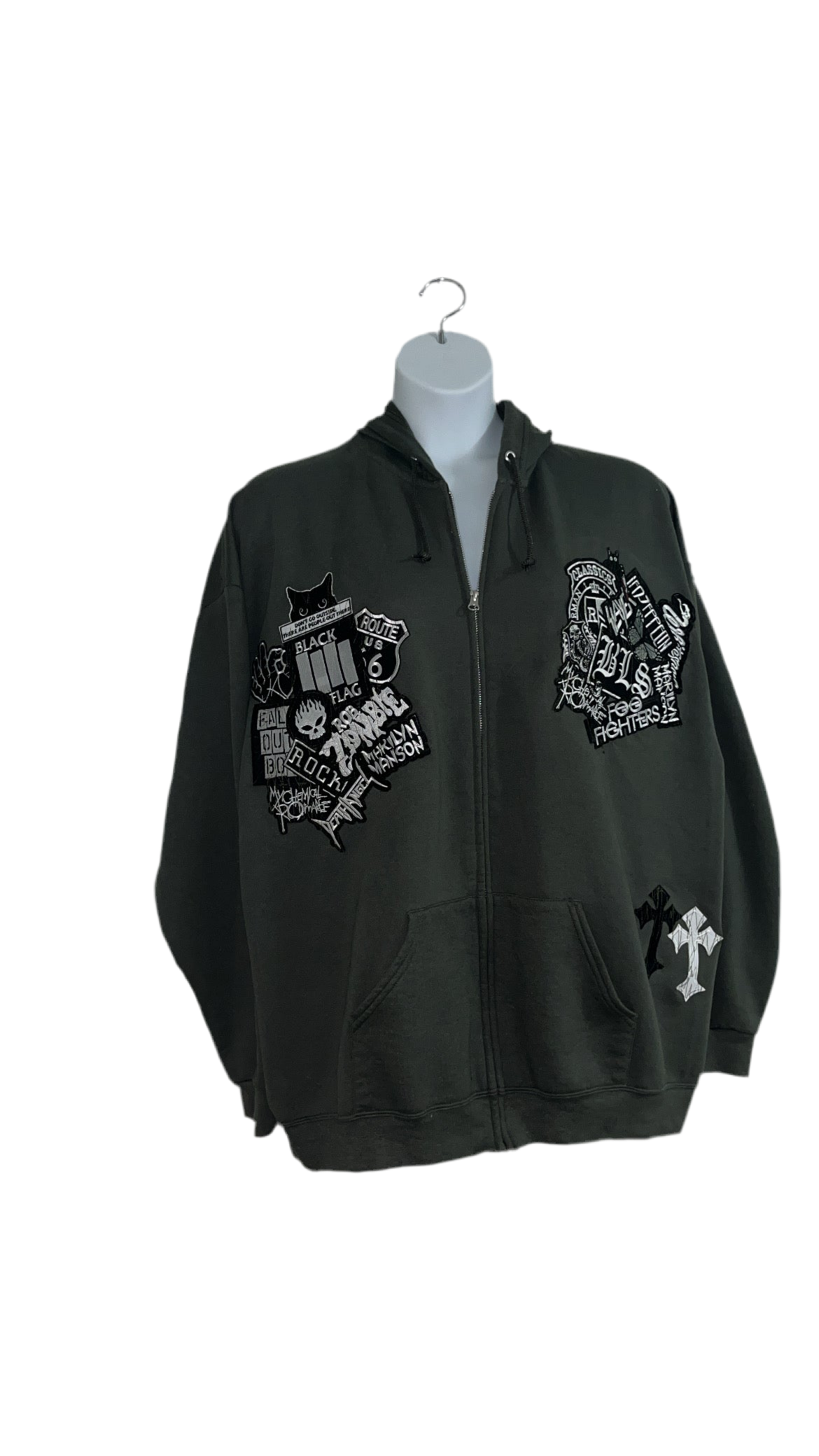 1OF1 PATCHWORK ZIPUP [3XL]