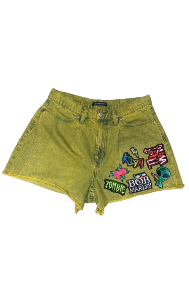 Calvin Klein Patchwork Shorts Custom