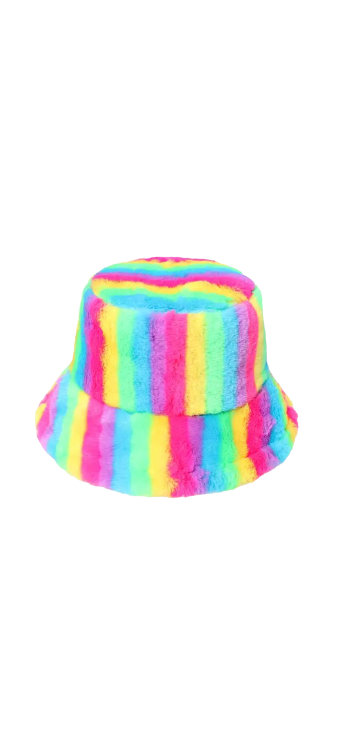 Neon Multicolored Bucket Hat