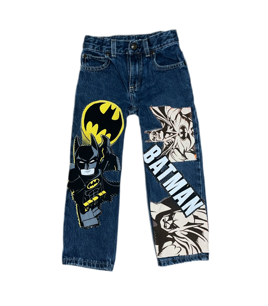 1OF1 “Batman” Patchwork Jeans [SZ: 4]