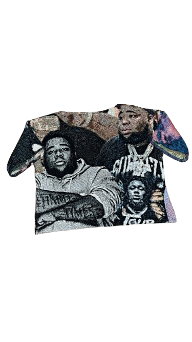 1OF1 Rod Wave Waist Cropped Oversize Shirt