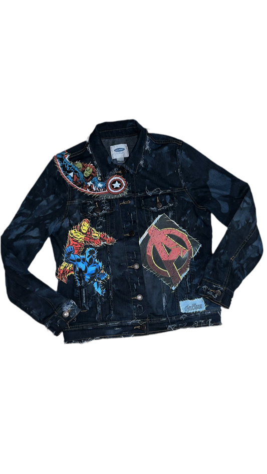 1OF1 MARVEL PATCHWORK JEAN JACKET [12/14]
