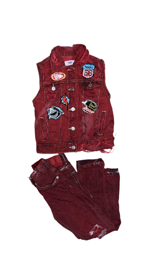 1OF1 BOYs PATCHWORK SET (SZ 7/8)