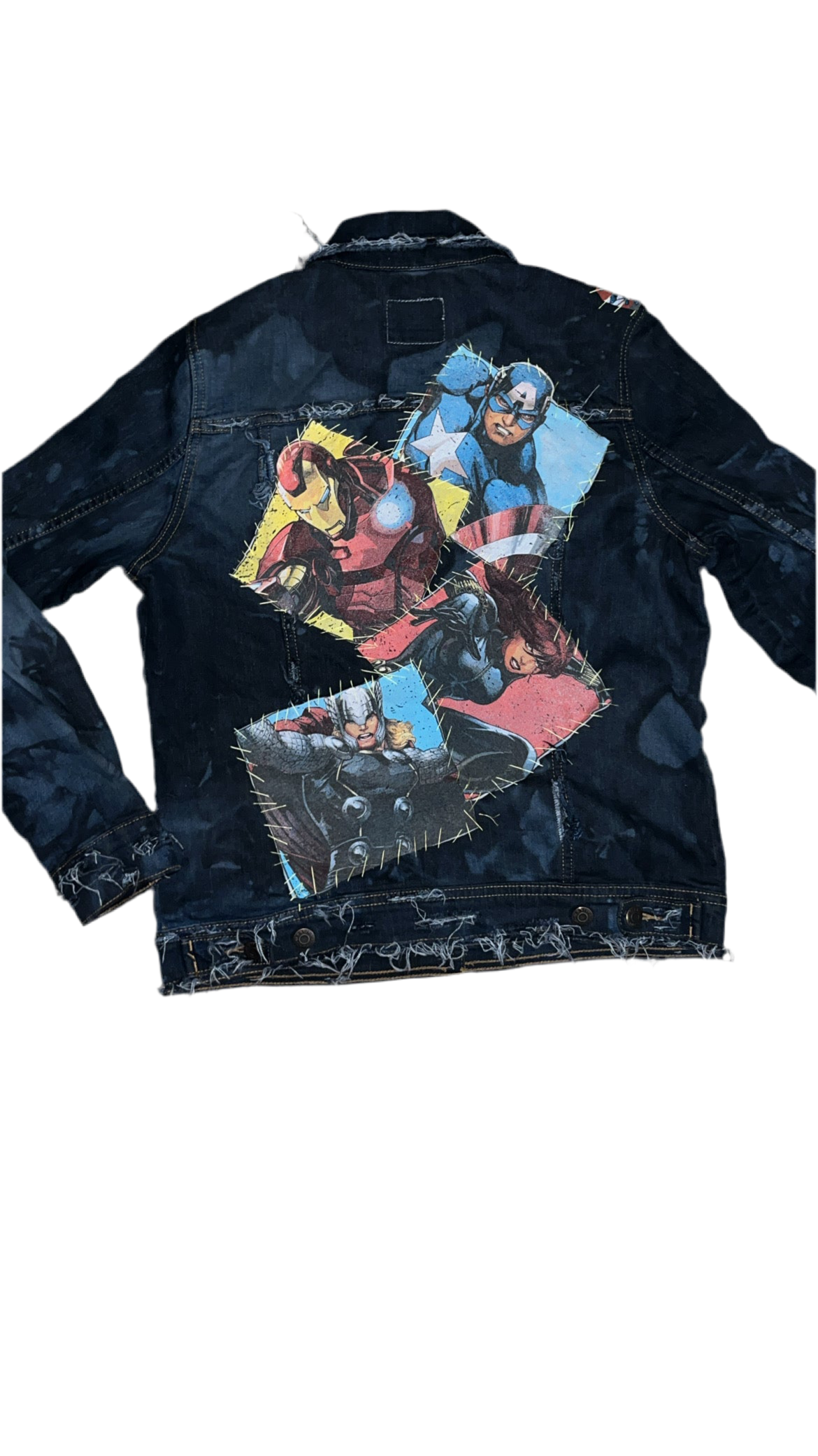 1OF1 MARVEL PATCHWORK JEAN JACKET [12/14]