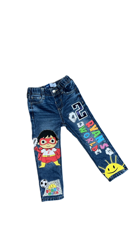 1OF1 “Ryan’s World” Patchwork Jeans [SZ:2T]