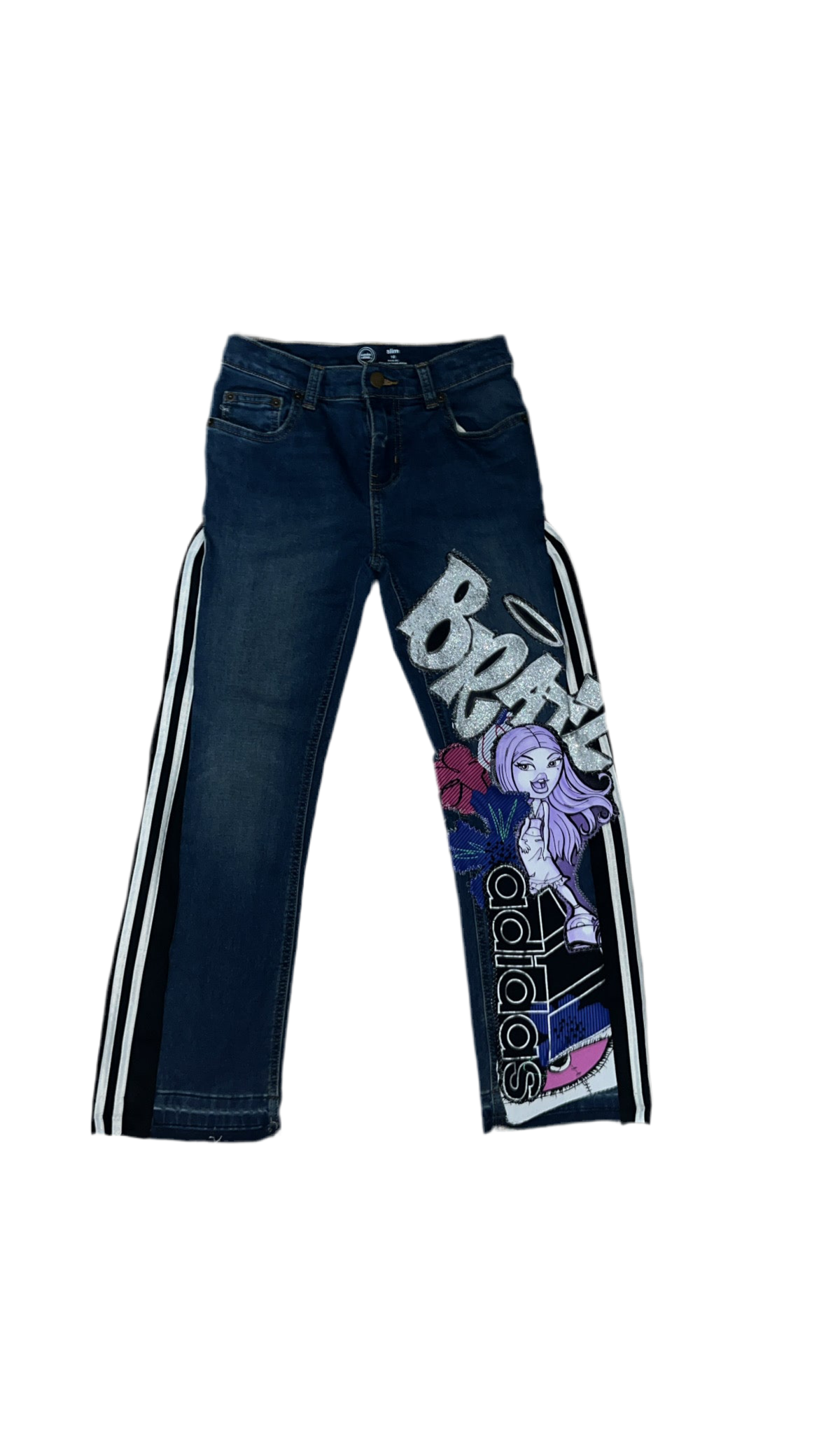 1OF1 BRATZ x ADIDAS PATCHWORK PANTS (SZ 10)
