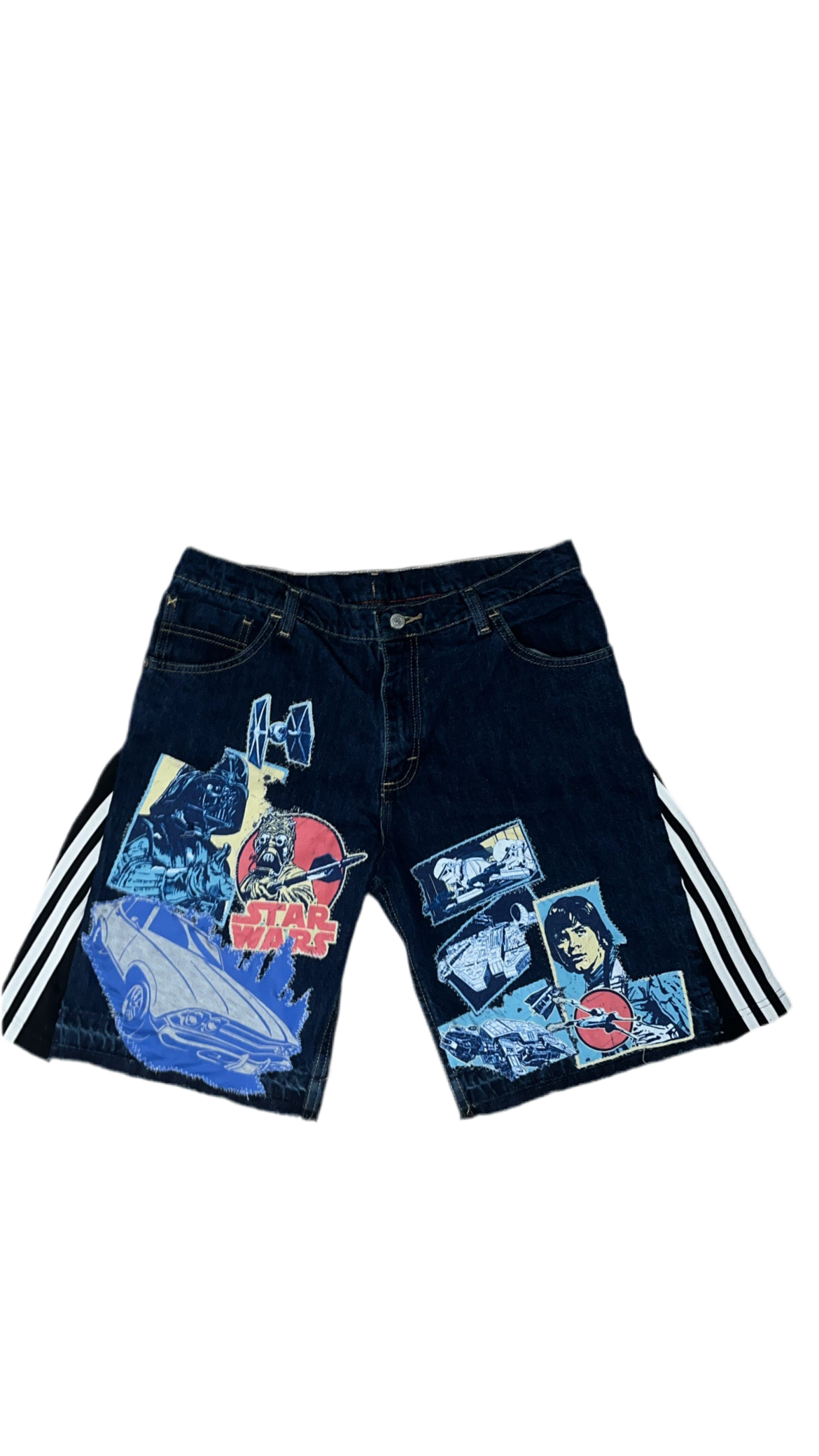 1OF1 BOYs Star Wars Patchwork Jorts (SZ 18 HUSKY)
