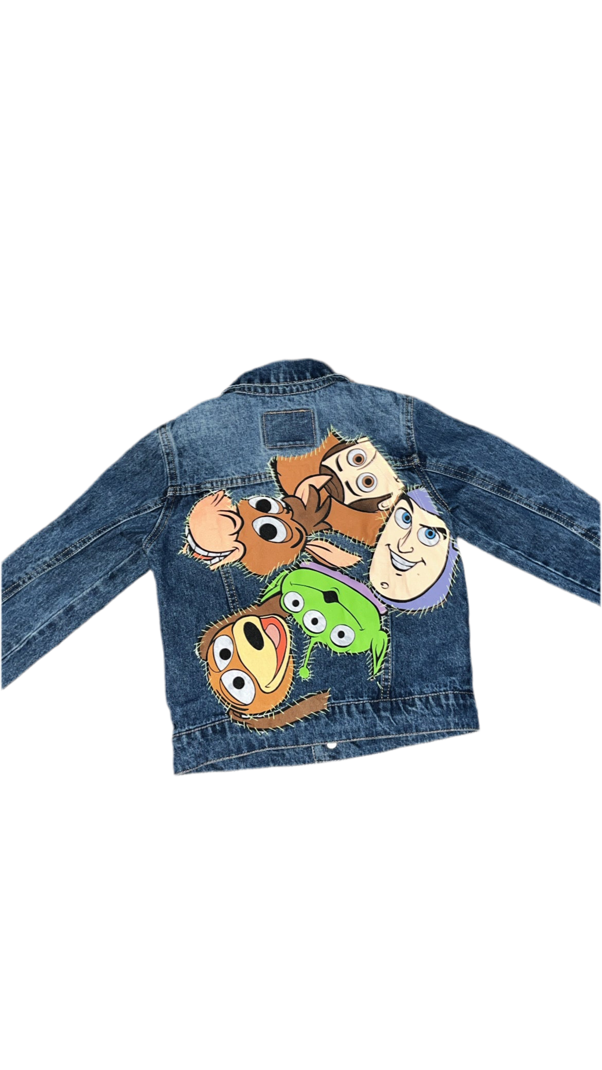 1OF1 Toy Story X Levis Patchwork Jean Jacket (Size 6)