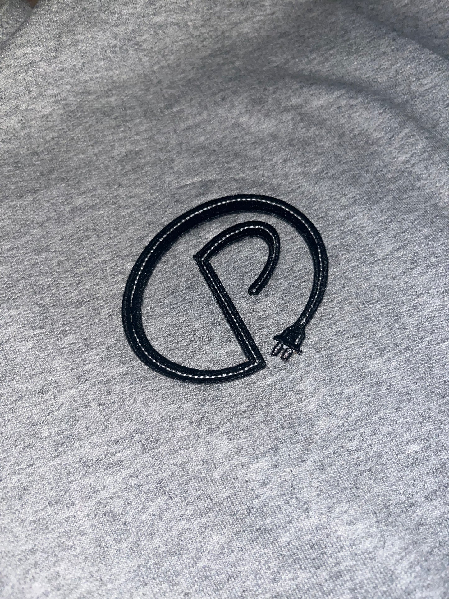 Solid Embroidery PDAPLUG Hoodies