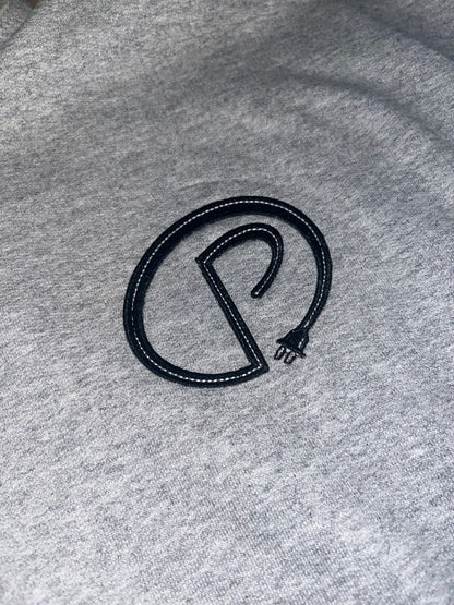 Solid Embroidery PDAPLUG Hoodies