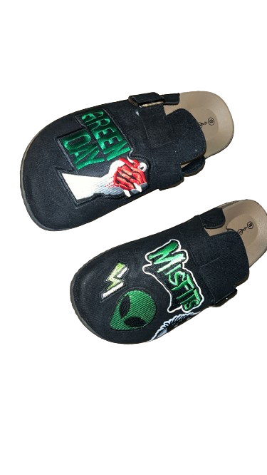 1OF1 “Slime” Patchwork Clogs